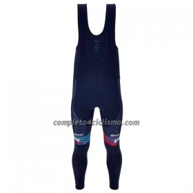 Calzamaglia con bretelle 2023 Trek Factory Racing XC Blu Scuro
